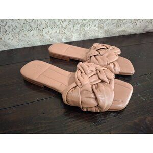 NWOB Marc Fisher LTD Miyuki Blush Leather Slip-on Sandal/Sz. 5m